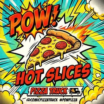 Explosive Pop Art Pizza