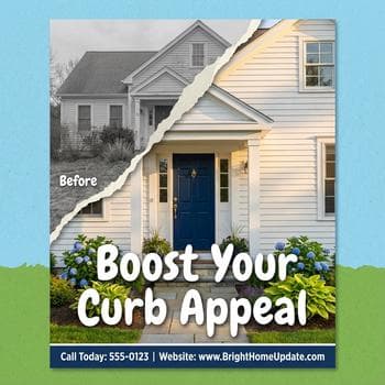 Exterior Curb Appeal Transformation