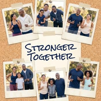 Family Bond Polaroid Collage