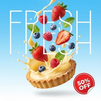 Fresh Fruit Tart Explosion