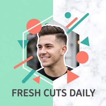 Fresh Mint Geometric Fade Design