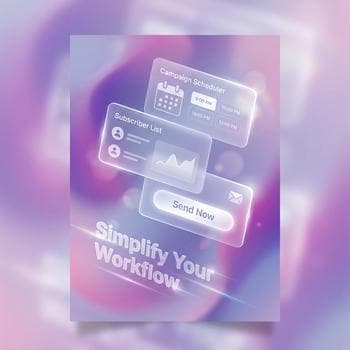 Glassmorphism UI Dashboard