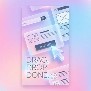 Glassmorphism UI Design Abstract