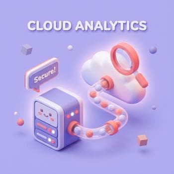 Isometric 3D Cloud Server Illustration