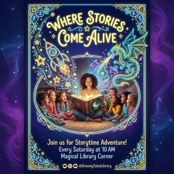 Magical Storytime Illustration