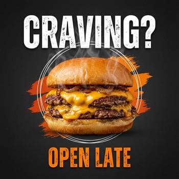 Midnight Smash Burger Visual Feast