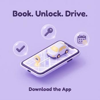 Minimalist App Booking Promo