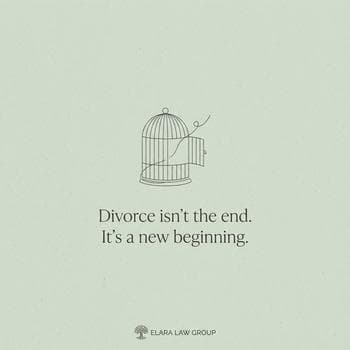 Minimalist Divorce Legal Quote Flyer