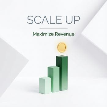 Minimalist White Space Growth Chart