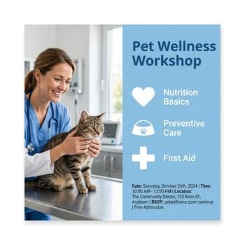 Modern Pet Health Wellness Seminar