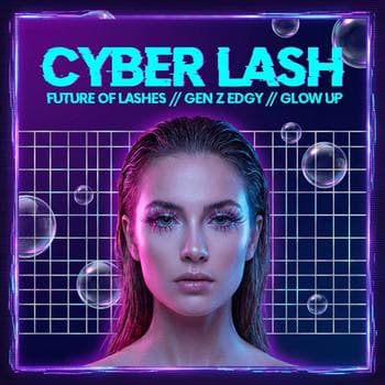 Neon Cyber Glow Lash Tech