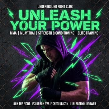 Neon Grit MMA Fight Night