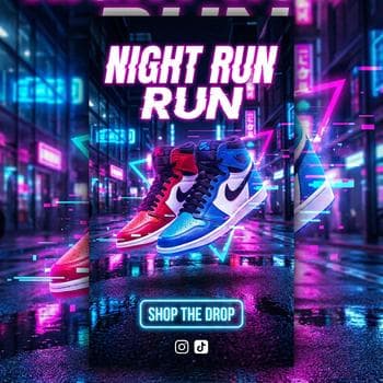 Neon Urban Streetwear Drop