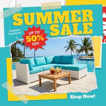 Outdoor Patio Summer Sale