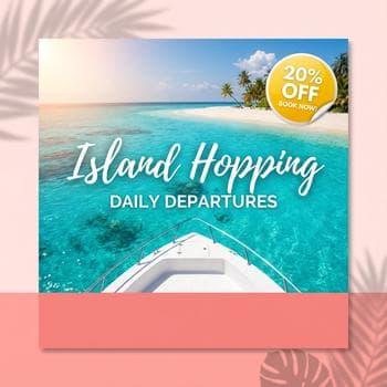 Paradise Island Boat Tour Flyer