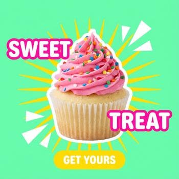 Playful Pastel Cupcake Pop