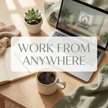 Remote Work Lifestyle Aesthetic