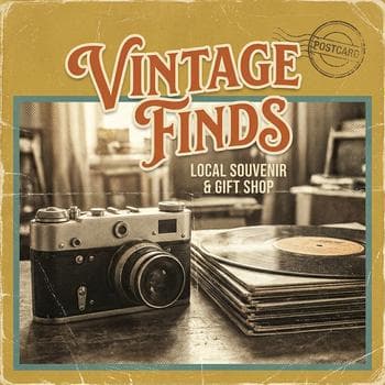 Retro Nostalgia Souvenir Style
