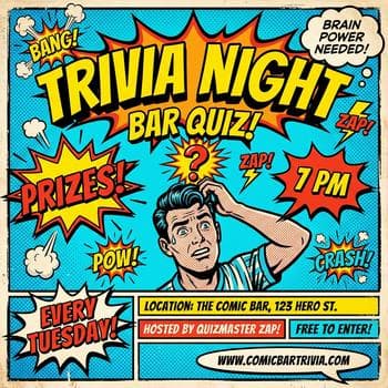 Retro Pop Art Trivia Night