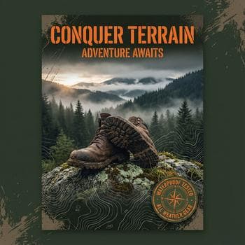 Rugged Outdoor Adventure Boots