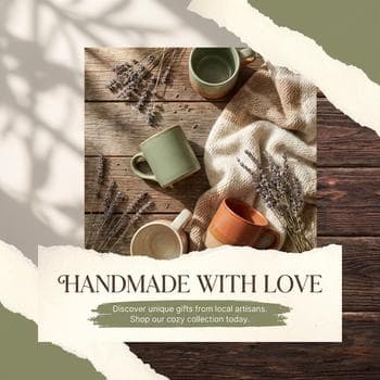 Rustic Artisanal Handcrafted Showcase