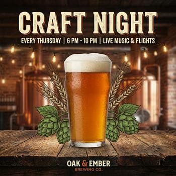 Rustic Craft Beer Tasting Event