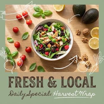 Rustic Farm-to-Table Freshness