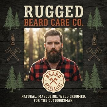 Rustic Woodsman Beard Care Promo