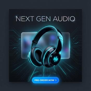 Sleek Dark Mode Tech Reveal
