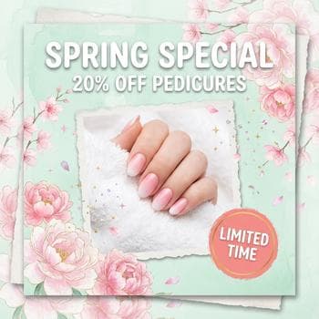 Soft Pastel Spring Floral Design