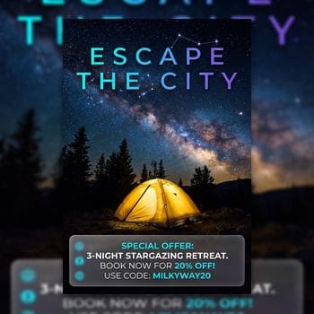 Starry Night Tent Camping Escape