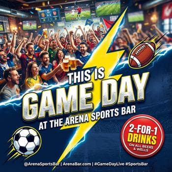 Vibrant Sports Bar Game Day
