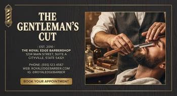 Vintage Craft Modern Barbershop Flyer