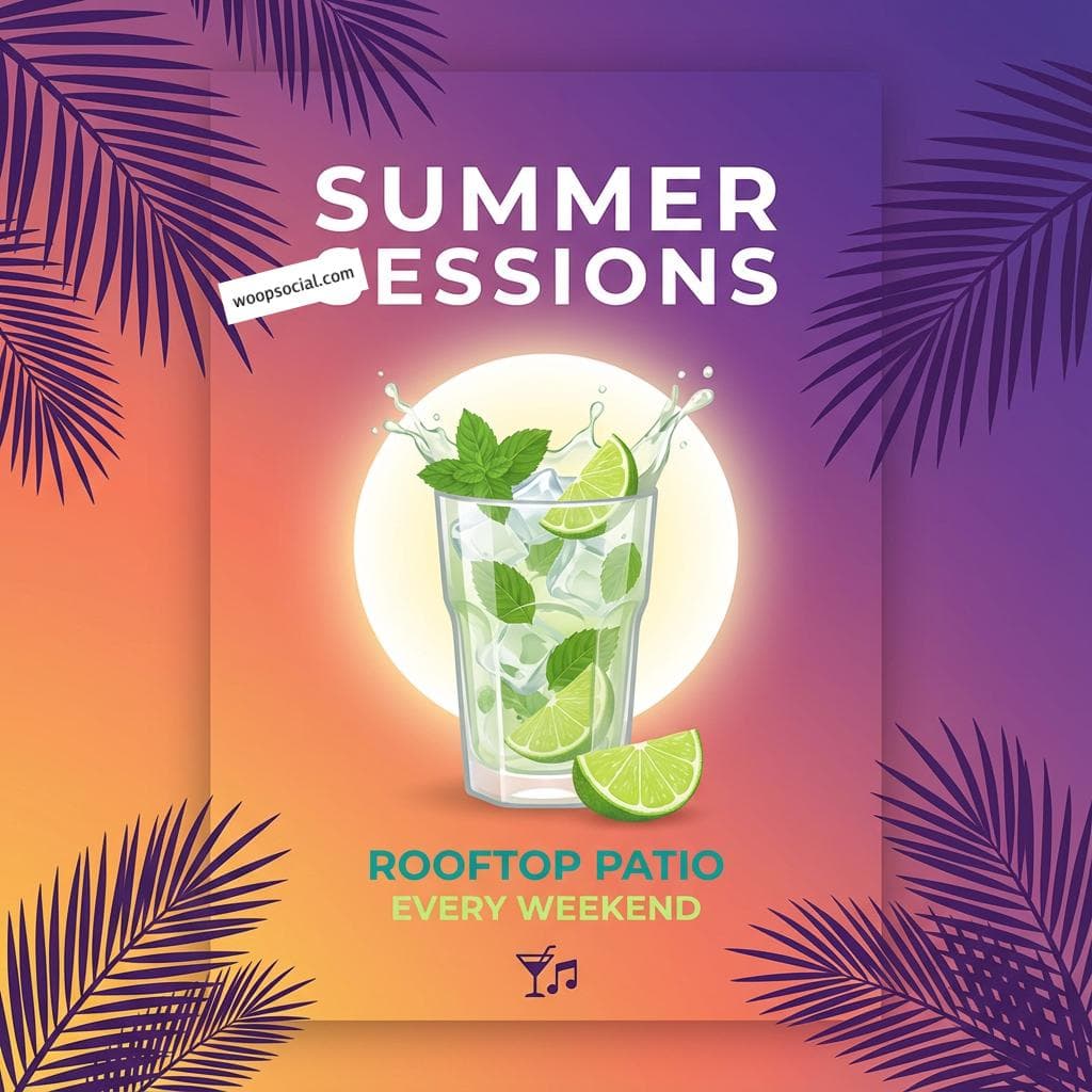 Tropical Summer Rooftop Vibes