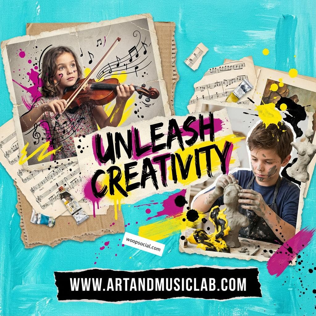 Vibrant Collage Arts Program