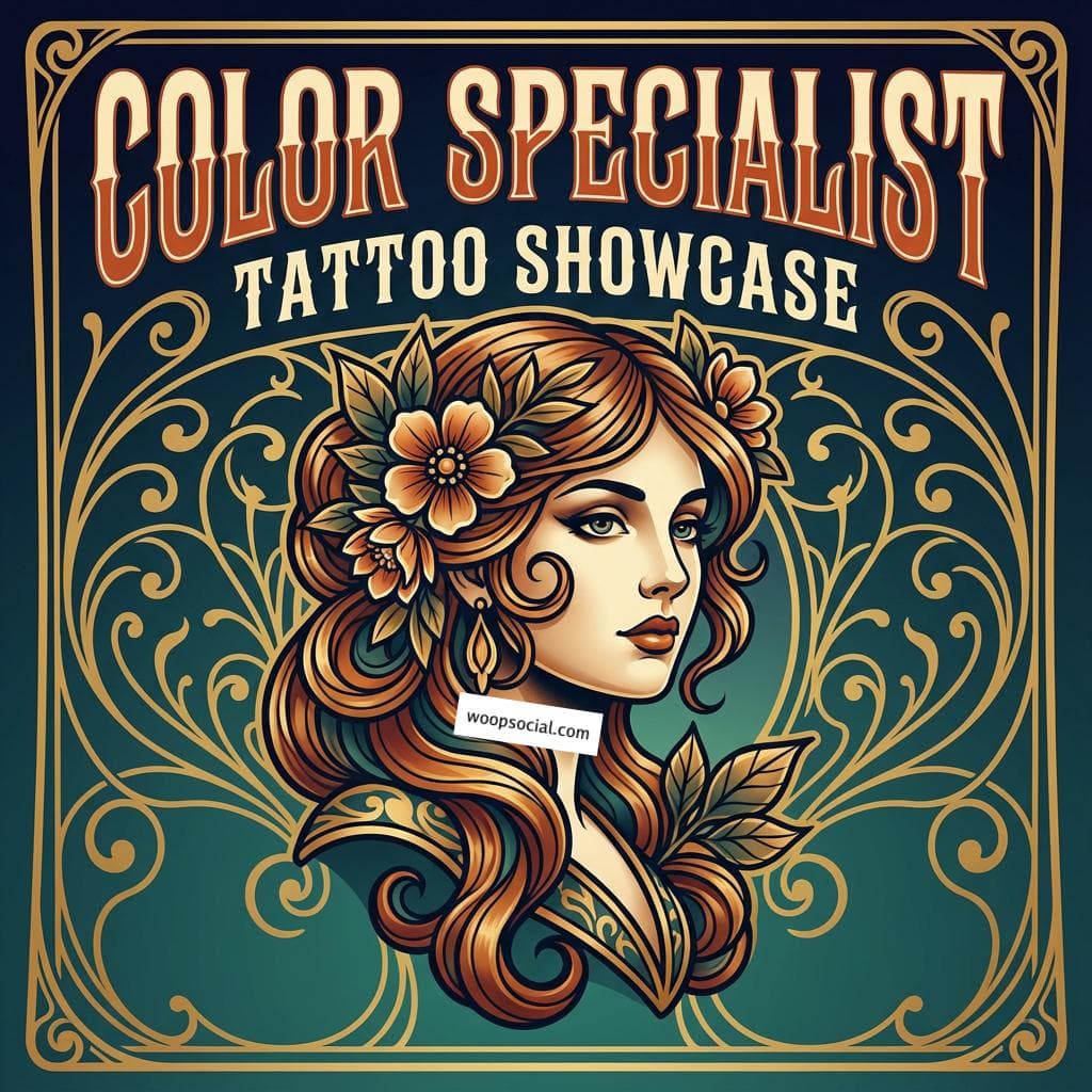 Vibrant Neo-Traditional Illustrative