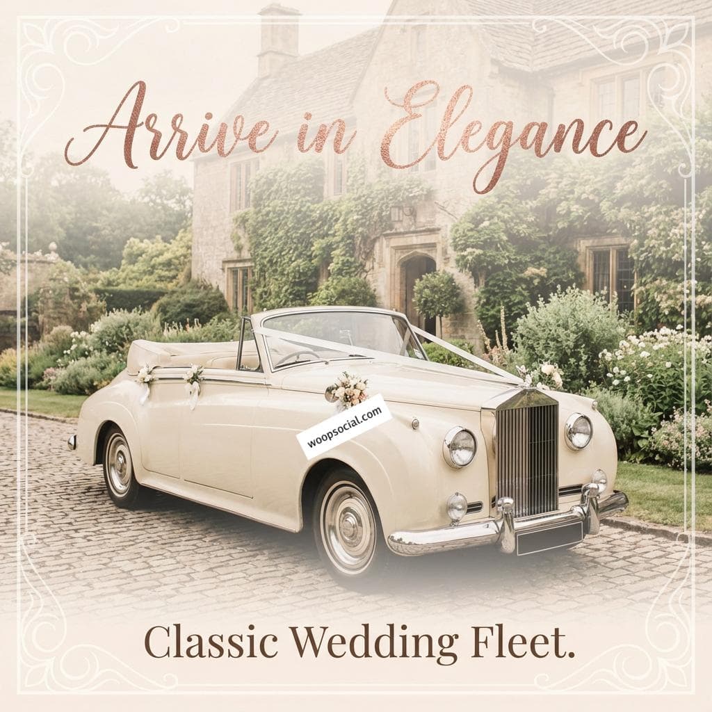 Vintage Classic Car Wedding