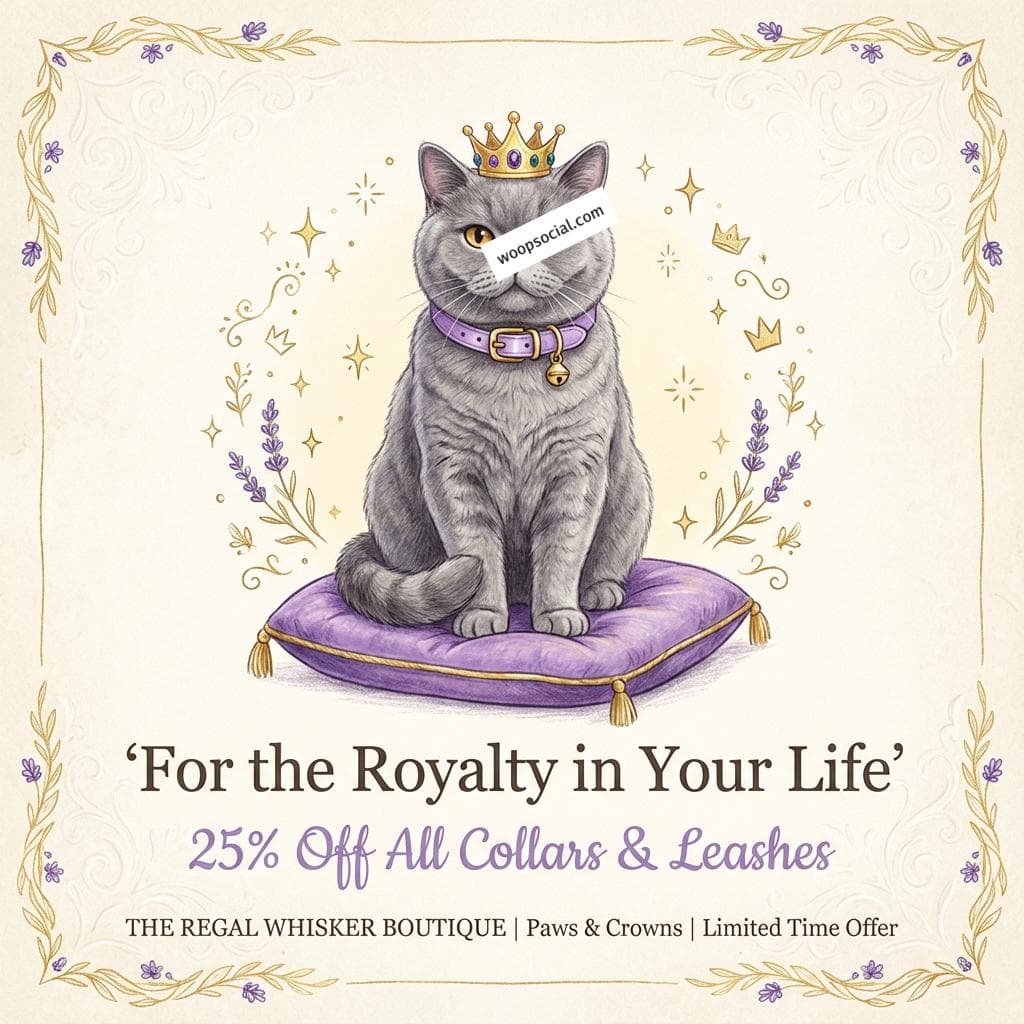 Whimsical Illustrated Pet Boutique