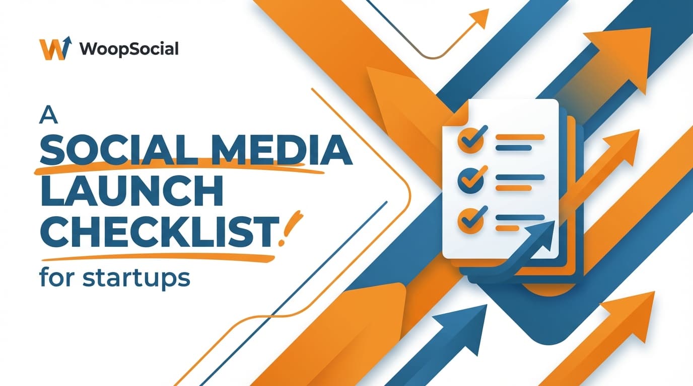 Social media launch checklist title