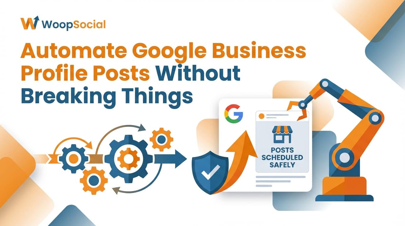 Automate GBP Posts WoopSocial