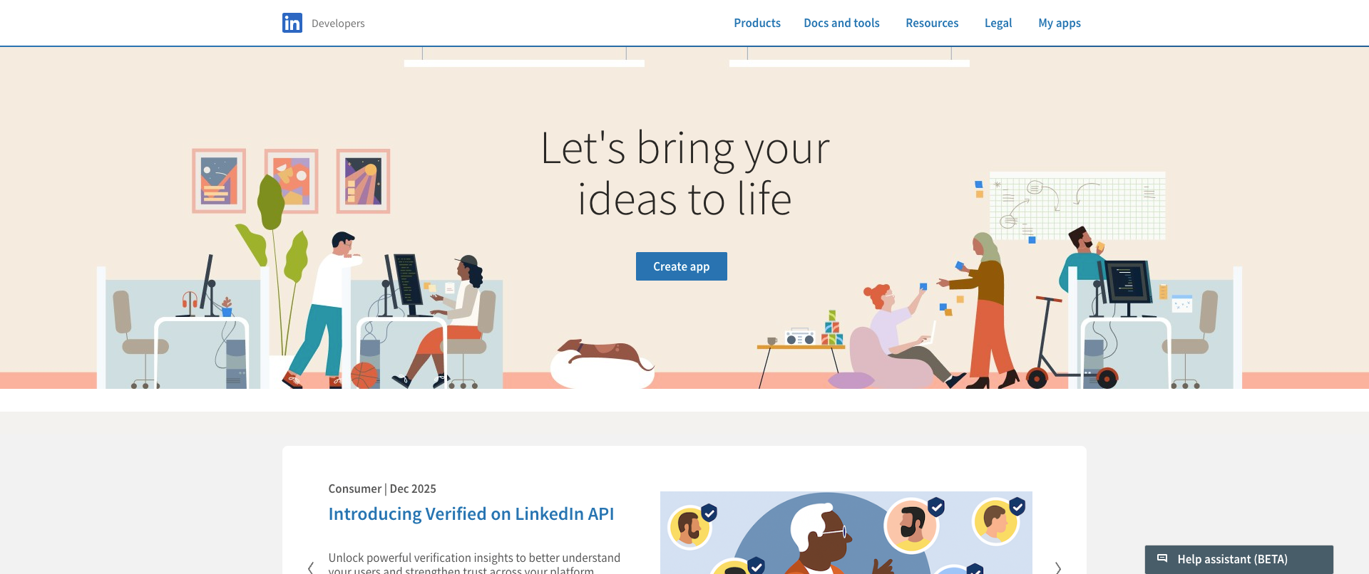 LinkedIn API overview