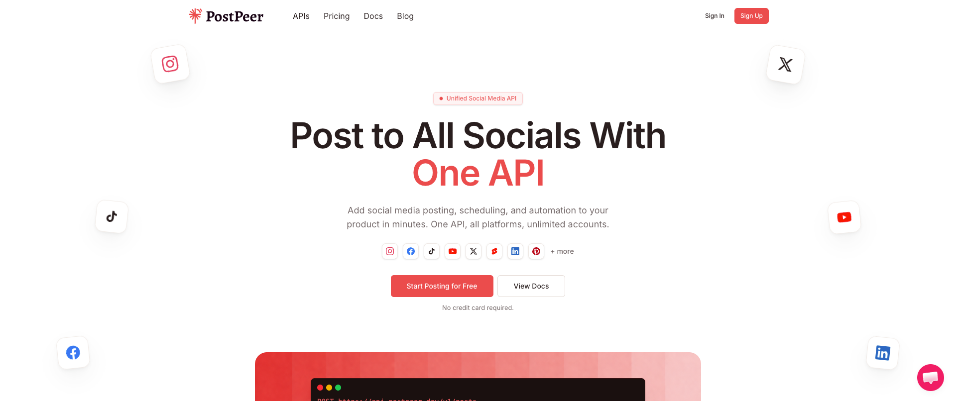 PostPeer as a Bundle.social alternative