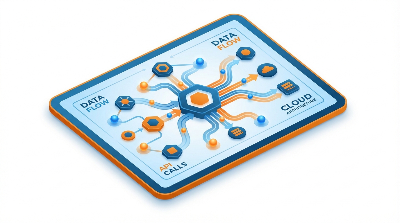 Invisible tech screen graphics