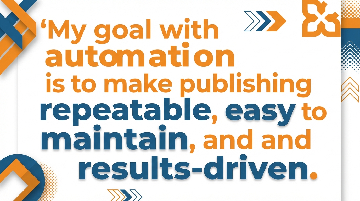 Automation Goal Quote Card