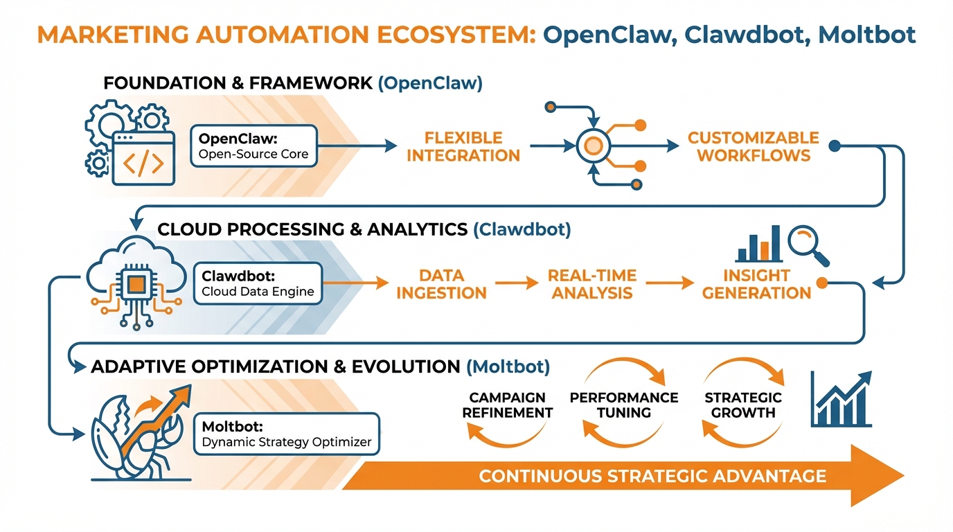 Marketing Automation Process Infographic