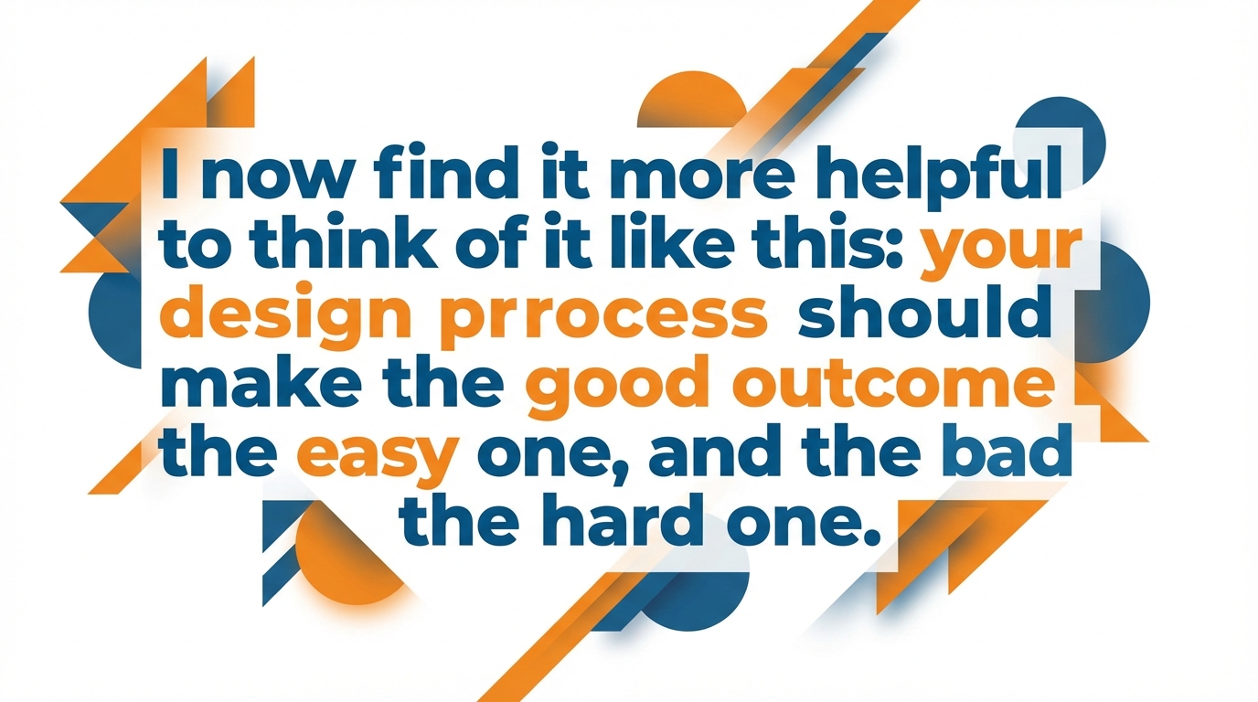 Design process quote card.