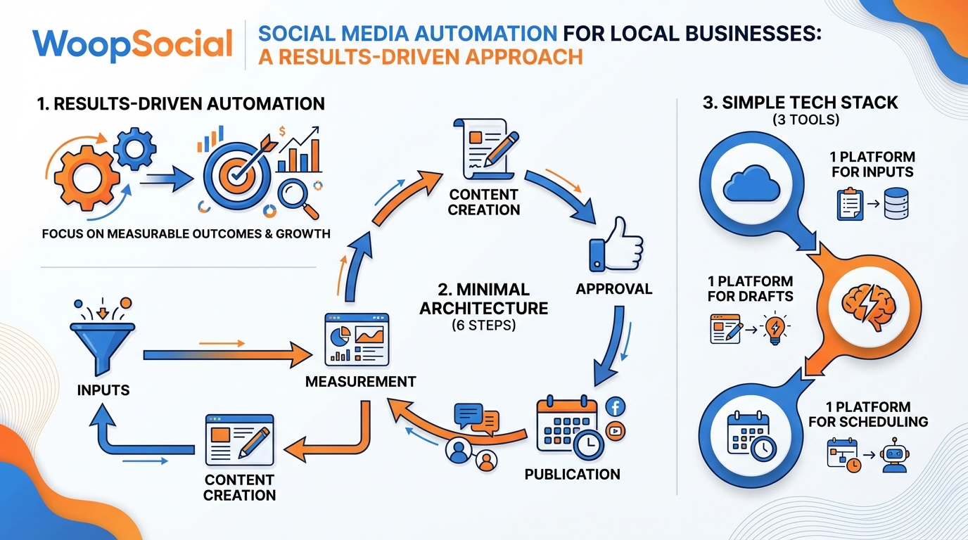 Social automation summary infographic