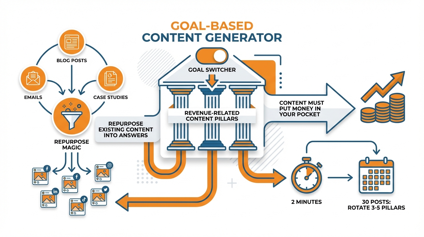 Social Media Content Infographic