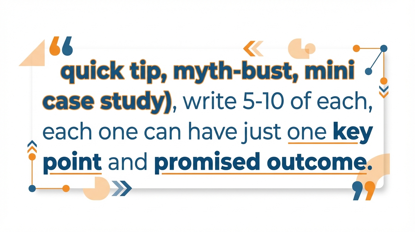 Marketing takeaway quote card.