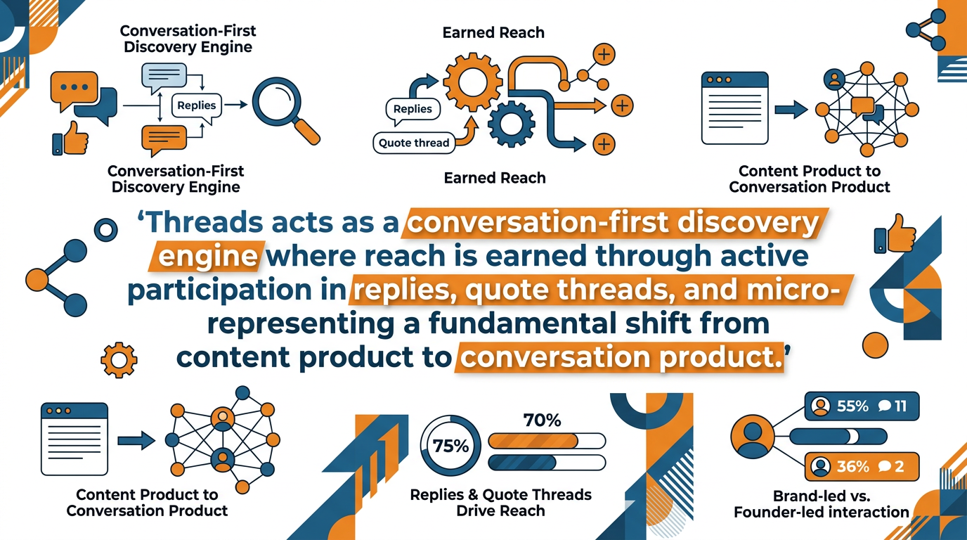 Threads business strategy infographic